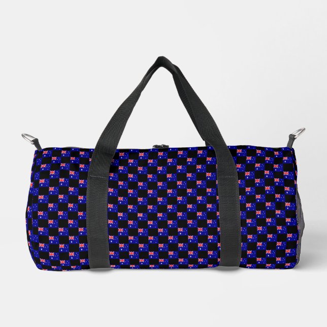 Muster der kontrollierten Flagge Australiens Duffle Bag (Vorderseite)