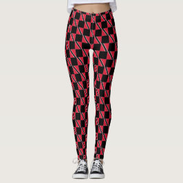 Muster der kontrollierten Flagge von Trinidad und Leggings