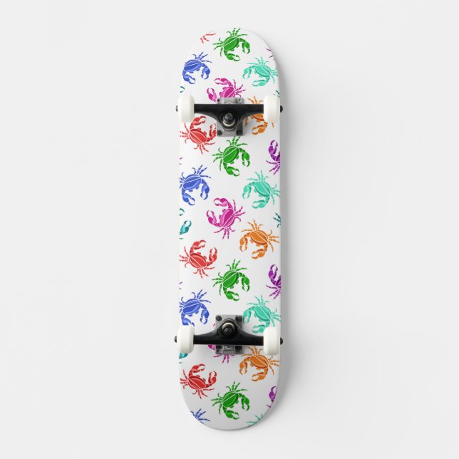 Muster der Krabben Skateboard (Vorderseite)