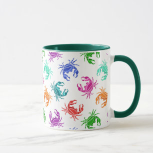 Muster der Krabben Tasse