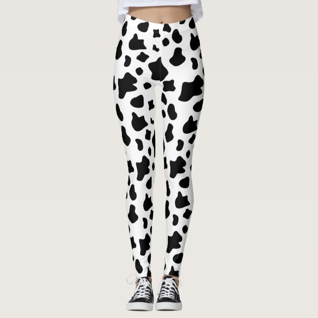 Muster der Kuhherde, Kleidung für Tierhaare Leggings (Vorderseite)