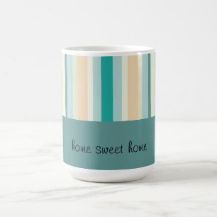 Muster der Küstenstripes Tasse