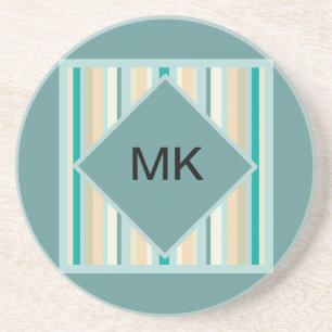 Muster der Küstenstripes Untersetzer