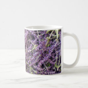 Muster der Lavendel-Blume Tasse