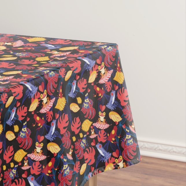 Muster der Liebhaber-Frösche 2 Tischdecke (Beispiel)