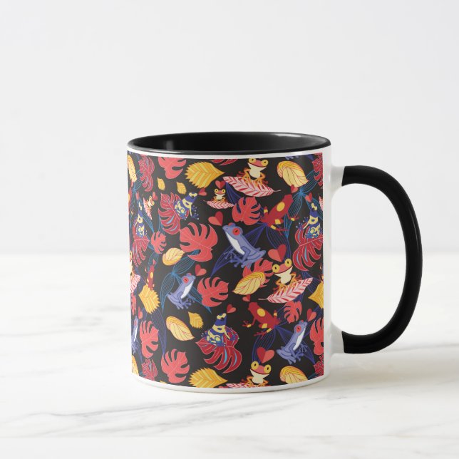 Muster der Liebhaber-Frösche Tasse (Rechts)