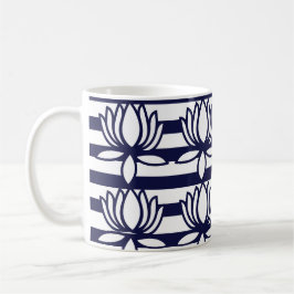 Muster der Lotus-Blume Kaffeetasse