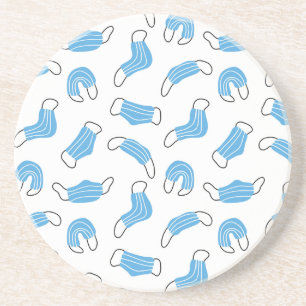 Muster der medizinischen Maske Getränkeuntersetzer