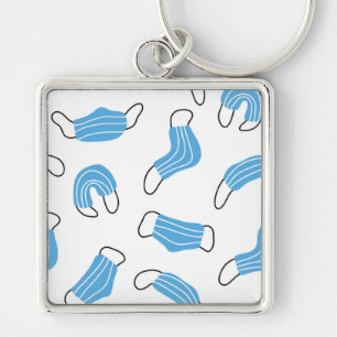 Muster der medizinischen Maske Schlüsselanhänger