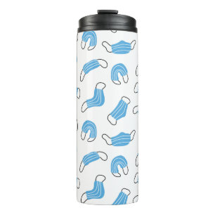 Muster der medizinischen Maske Thermosbecher