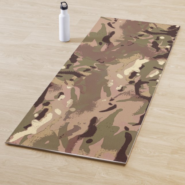 Muster der militärischen Camouflage Army Green Cam Yogamatte (Beispiel)