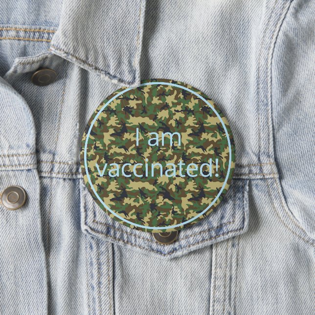 Muster der militärischen Camouflage I Button (Beispiel)