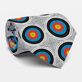 Muster der modernen Bogenschießobjekte des Mittela Krawatte