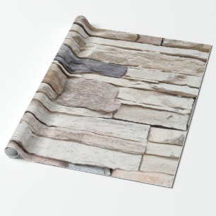 Muster der modernen Ziegelmauer Geschenkpapier