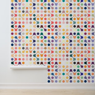 Muster der molekularen Struktur Tapete