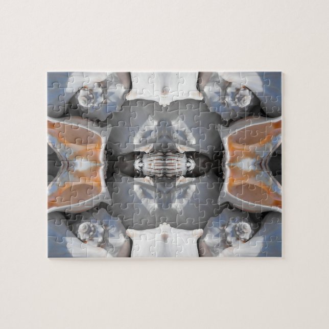 Muster der Muschel Puzzle (Horizontal)
