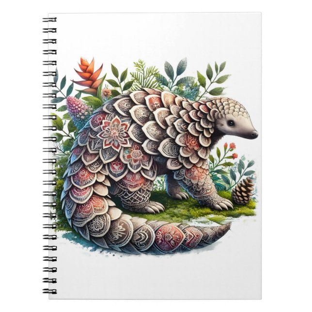 Muster der Natur - Jungle Pangolin Notizblock (Vorderseite)