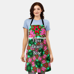 Muster der niedlichen Wüste-Rose Schürze
