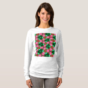 Muster der niedlichen Wüste-Rose T-Shirt