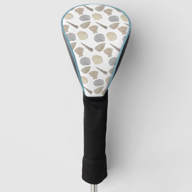 Muster der Ocean Sea Muschel Golf Headcover (Vorderseite)