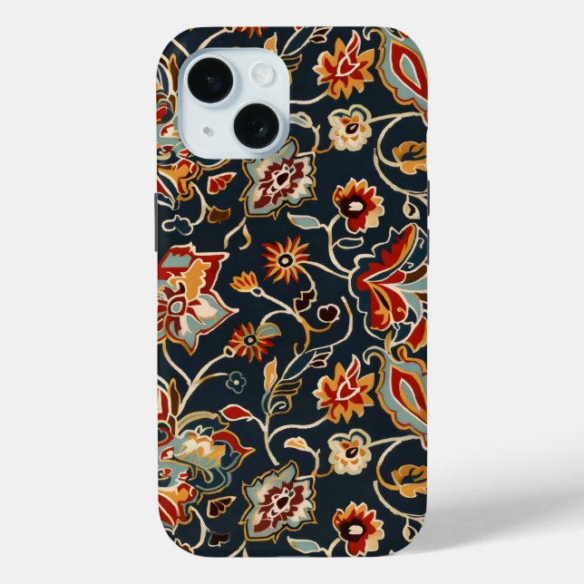 Muster der orientalischen Blume Case-Mate iPhone Hülle (Rückseite)