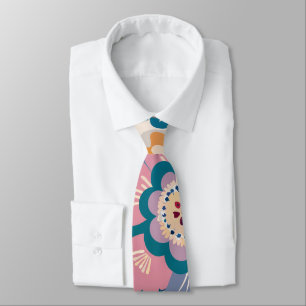 Muster der östlichen Retro-Floral Krawatte