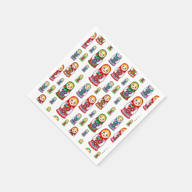 Muster der Puppe Serviette (Ecke)