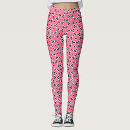 Muster der rosa Kreise Leggings