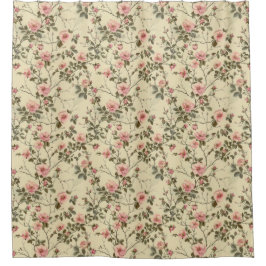 Muster der rosa Rosenbügel Duschvorhang