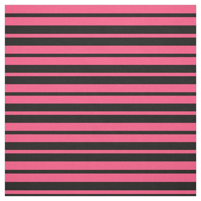 Muster der rosa schwarzen Streifen Stoff (Muster)