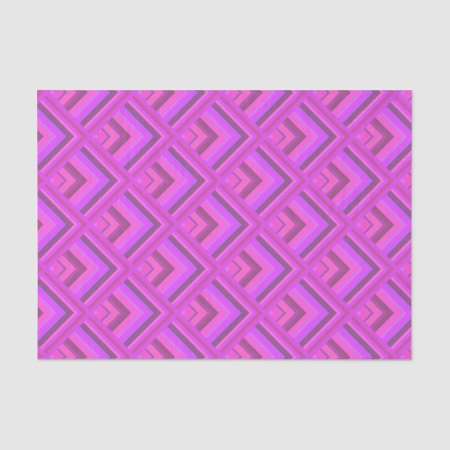Muster der rosa Streifen Seidenpapier (Vorderseite)
