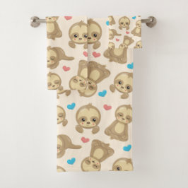 Muster der Schluchten, Niedliche Schluchten, Herze Badhandtuch Set