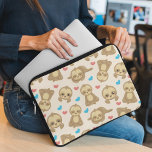 Muster der Schluchten, Niedliche Schluchten, Herze Laptopschutzhülle<br><div class="desc">Niedliches,  lustiges und bezauberndes Muster mit Schlägen und Herzen. Modernes und trendiges Geschenk,  perfekt für den Faulenzer in Ihrem Leben.</div>
