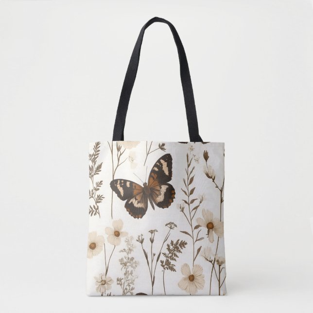 Muster der Schmetterlinge und Blume (Vorderseite)