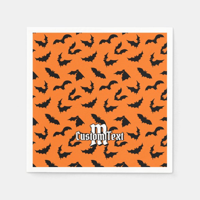 Muster der Silhouetten Serviette (Vorderseite)