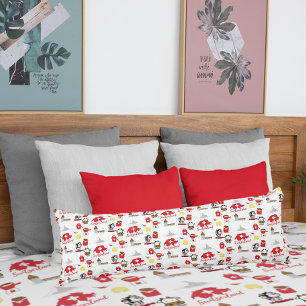 Muster der Swiss Travel Icons Seitenschläferkissen