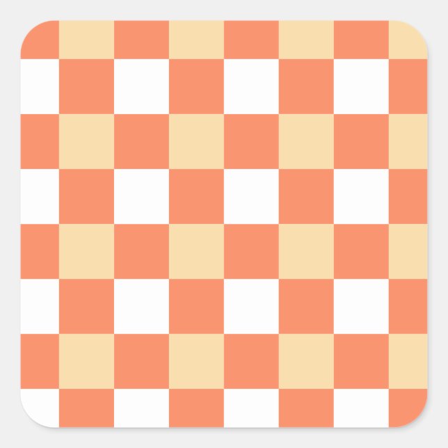 Muster der Tafel Quadratischer Aufkleber (Vorderseite)