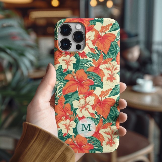 Muster der tropischen hawaiianischen Blume Case-Mate iPhone Hülle (Von Creator hochgeladen)