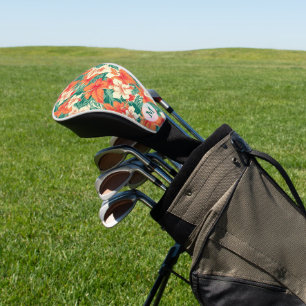 Muster der tropischen hawaiianischen Blume Golf Headcover