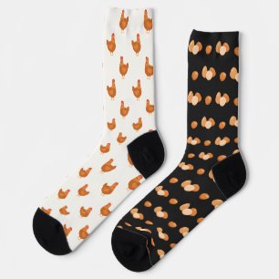 Muster der Ungleichgewichte bei Hühnern und Eiern Socken