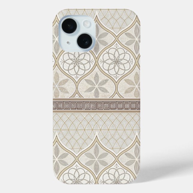 Muster der verzierten geometrischen Bläschen (2) Case-Mate iPhone Hülle (Rückseite)