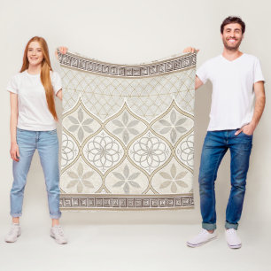 Muster der verzierten geometrischen Bläschen (2) Fleecedecke