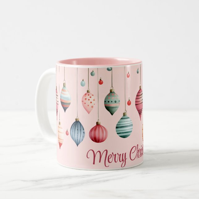 Muster der viktorianischen Hand Blasglas Zweifarbige Tasse (Vorderseite Links)