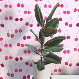 Muster der Wasserfarbe Rosa Tapete