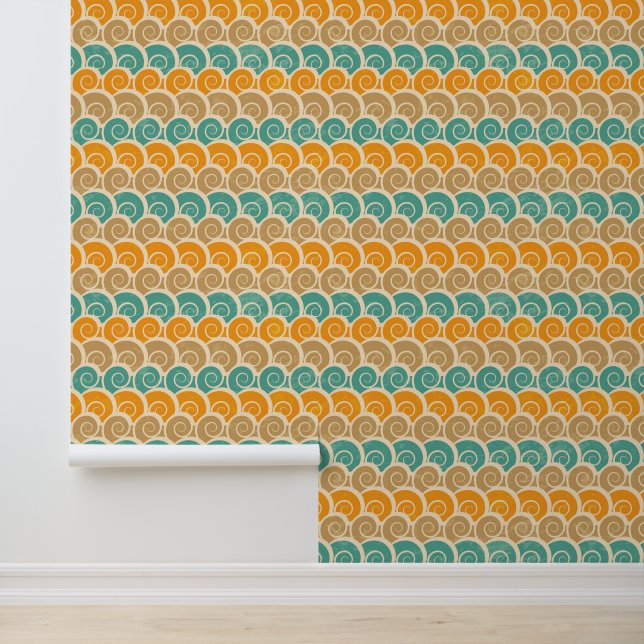 Muster der Wasserfarben Tapete (Anwendung)