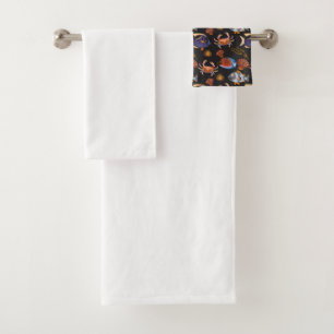 Muster der Wassertiere Meeresunterwasser 11 Badhandtuch Set