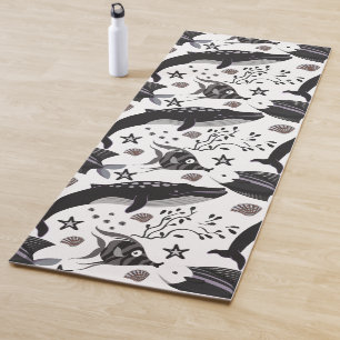 Muster der Wassertiere Meeresunterwasser 16 Yogamatte