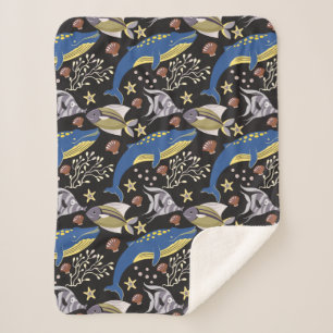 Muster der Wassertiere   Meeresunterwasser 17 Sherpadecke