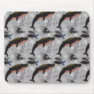 Muster der Wassertiere   Meeresunterwasser 23 Mousepad