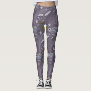 Muster der Wassertiere   Meeresunterwasser 24 Leggings